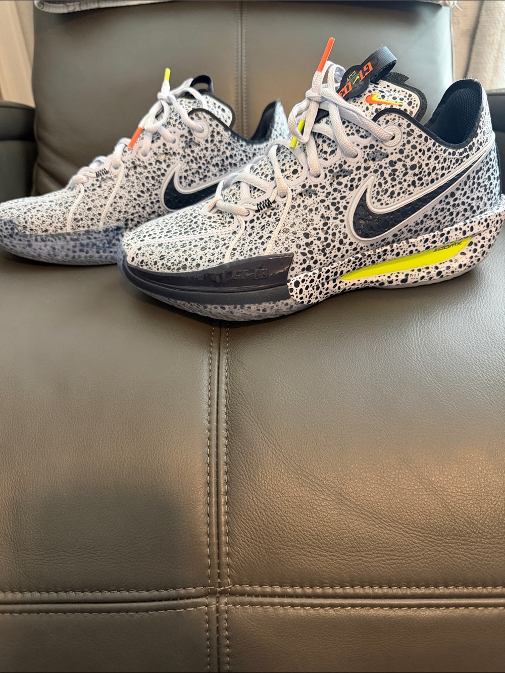 Nike White & Black Bowerman PrototypeSneakers with Neon Accents